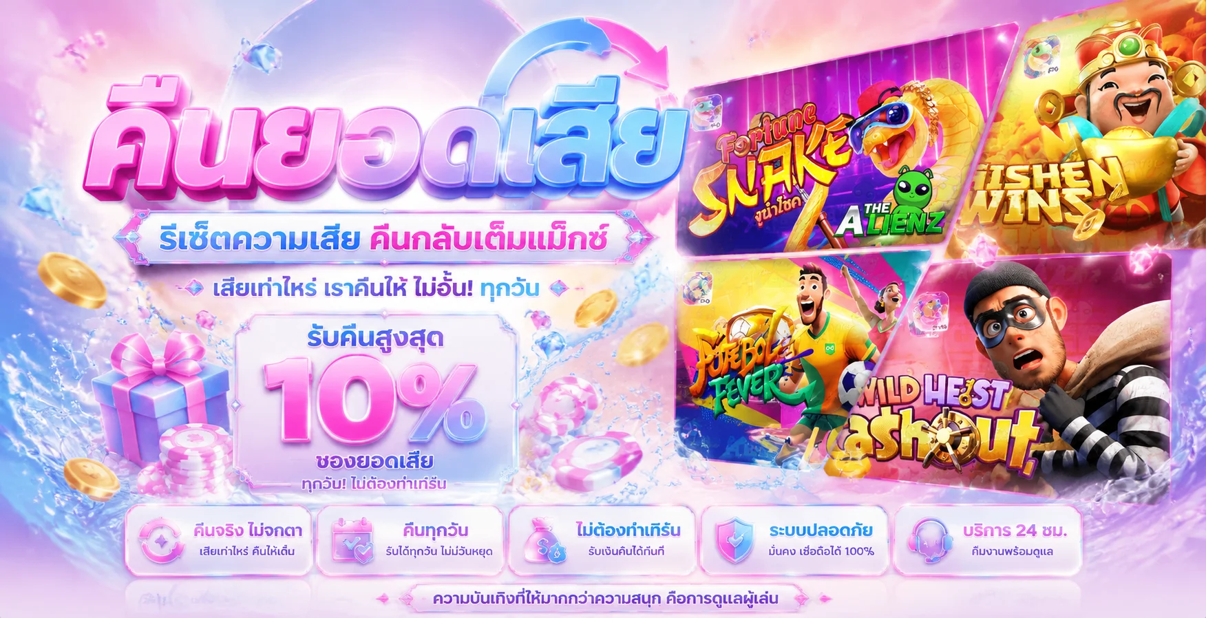ทดลองเล่นสล็อต LUCKYPLAY ฟรี ไม่ต้องสมัคร